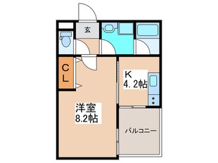 プロヴァンスの物件間取画像